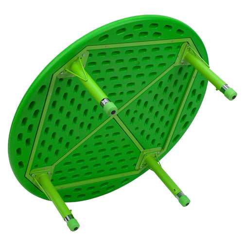 Flash Furniture YU-YCX-005-2-ROUND-TBL-GREEN-GG